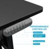 120×60 Modern Electric Standing Desk – Extendable Ergonomic Sit-Stand Desk with Motorized Height Adjustment & Keyboard Tray
