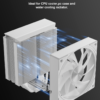 H18fd9490fa364a12b7d692502520c60aV.png UpHere 5V 3-PIN ARGB 120mm PWM PC Case Fans – Quiet Cooling, 1650 RPM