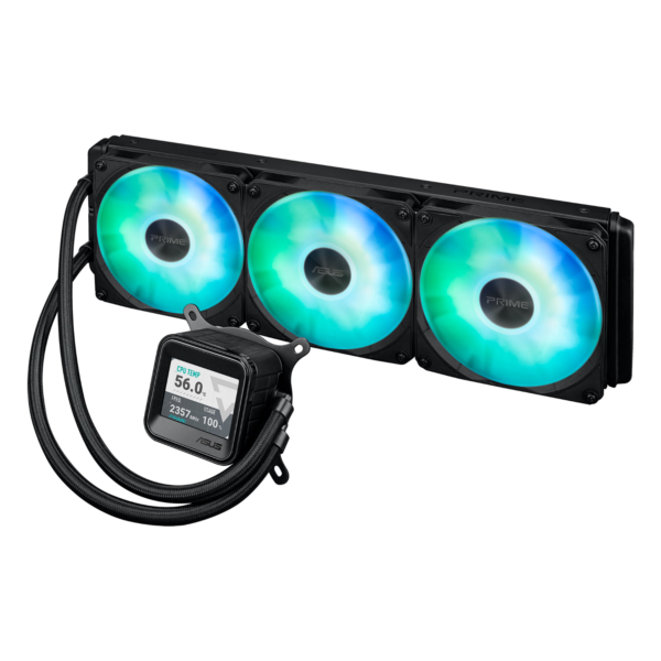 ASUS PRIME 360 ARGB Integrated CPU Water Cooling Radiator – 2200RPM High-Performance Case Fans