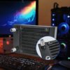 H7803e0f6dd7f431f9103e089f18a92d46.jpg Ococoo 80L Aluminum Liquid Cooler Radiator – PC Water Cooling Fan for CPU Heat Sink, Computer & Beauty Equipment Processor Cooling