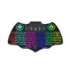 H982e88fd758348489e3bb4702a35bbcaW.jpg V18 Mini Wireless Backlit Keyboard – 2.4G + BT4.2 Air Mouse Remote with Touchpad for TV Box, PC & Smart Devices