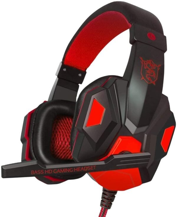 Ha1cd5b9893474a4394d2d8b3b0dbed46S.jpg SY830mv Gaming Headset with Mic – High-Quality Bass 3D Stereo Headphones for PC & PS4