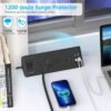 Haa20468283f242719bee0891bf10a847N.jpg USB-C Desk Clamp Power Strip Charging Station – 4 Outlets, 4 USB-A Ports, 2 Socket Extension for Tabletop