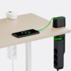 Drill-Free Desk Socket USB 3-Way Tabletop Multiple Socket – 3 Outlets for Home & Office with Charging Cable