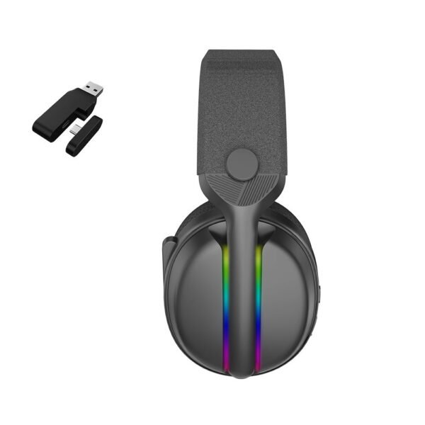 Rambotech GM1200 2.4G Wireless Gaming Headset – Noise-Cancelling Microphone, Comfortable Gamer Headphones for PS4, PC & Laptop