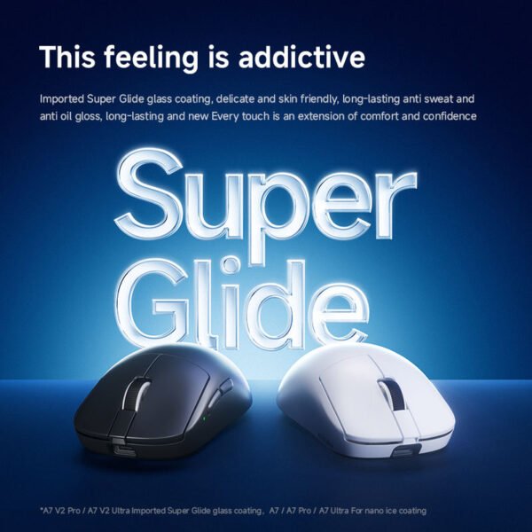 Hf1661c2c5ef44bd181d832e54375c604p.jpg MCHOSE A7V2 Ultra High-End Lightweight Wireless Mouse – Gaming, E-sports & Office with Three-Mode Connection