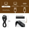 Monitor Riser with Built-in USB Ports – Ergonomic Stand for Laptop & PC