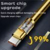 100W 6A Fast Charging USB Cable USB to Type-C / Micro USB Charging Cord