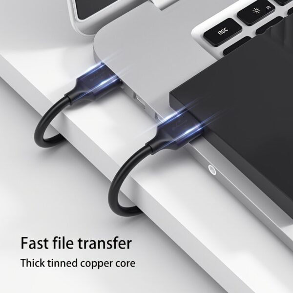 USB to USB A 2.0 Male to Male Cable Double End USB Cord for Hard Drive DVD Player Laptop