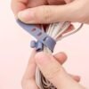 357f6309f0a356521e13d14a4cca17f7.jpg Silicone Cable Tie Random Colour Reusable Wire Organizer Strap