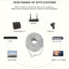 Cat5e Computer Ethernet Cable High-Speed Finished LAN Network Cable