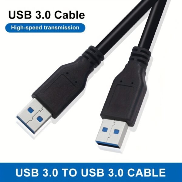 4373c080d87b708a3ea46156f0df9a26.jpg USB 3.0 / USB 2.0 Male to Male Cable 5Gbps Fast Data Transfer Cable for Keyboard Mouse Hard Drive