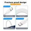 902677c6-1db2-473a-a768-2d3cf2b8cb58.jpg 60W Fast Charging USB Type-C Cable 3FT / 6FT / 10FT USB-A to USB-C Charger Cord